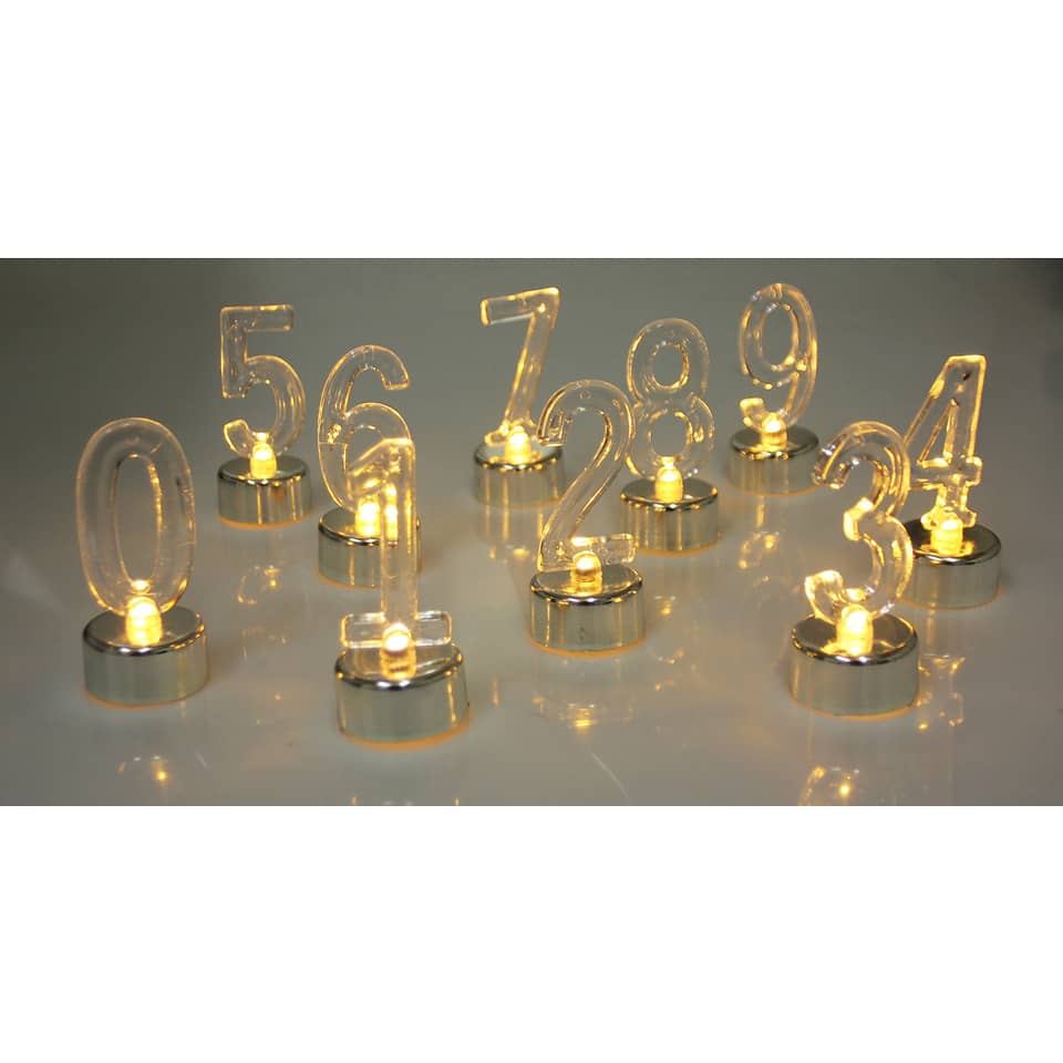 Zahlen, LED, Dekoration, Nachtlicht, Nummern