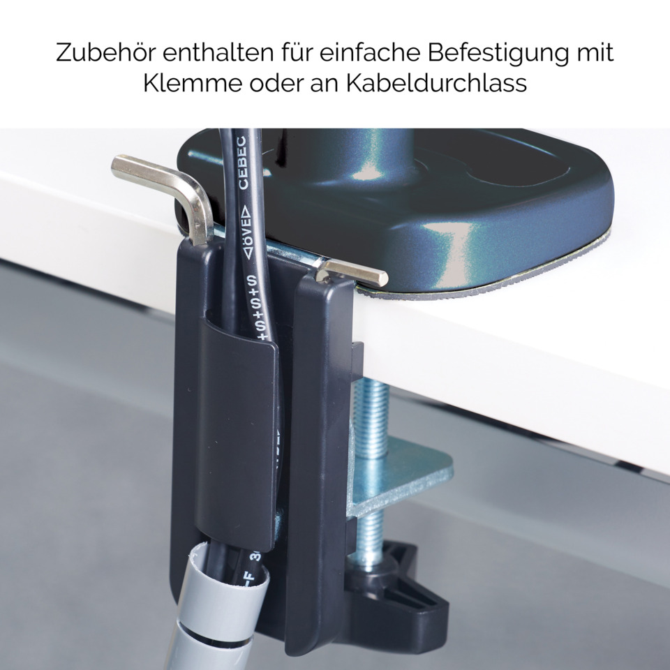 Kabelklemme, Kabelhalter, Werkzeugzubehör, Metall, Schwarz