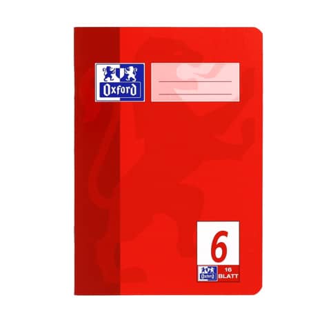 Heft, A5, 90g/m², 16 Blatt, Lin.6, blanko OXFORD 100050369