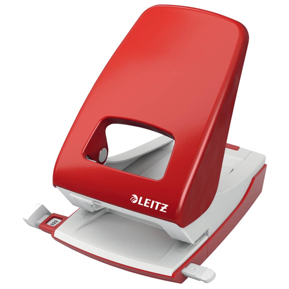 Stempel, Klebeindruck, Rot, Leitz, Bostitch