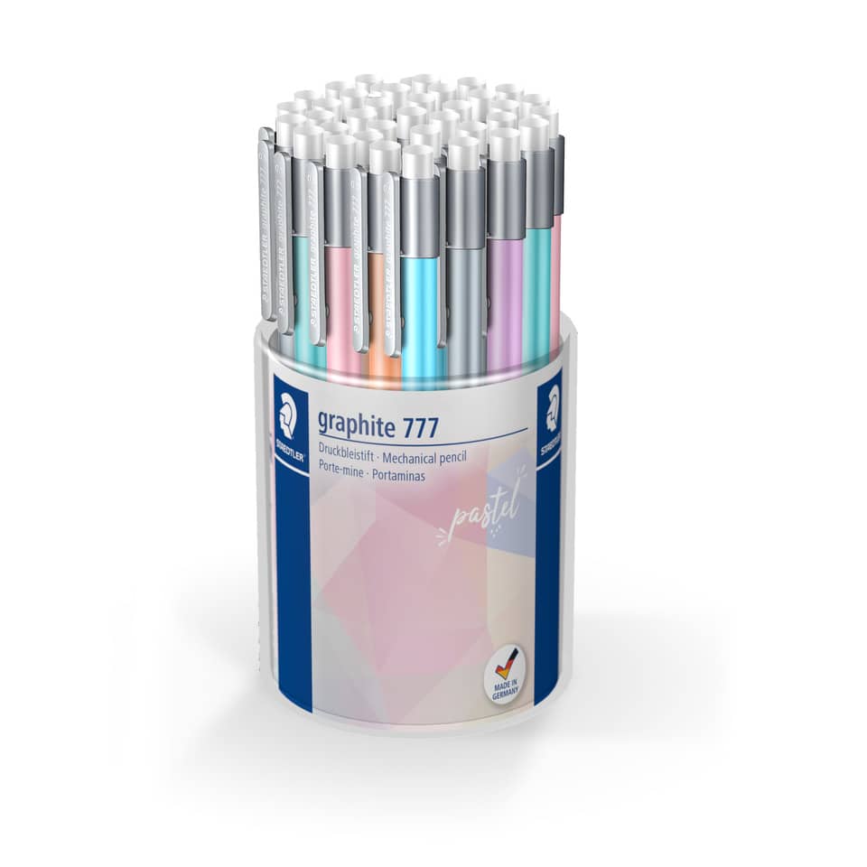 mechanischer bleistift, bleistift set, buntstifte, graphite 777, pastellfarben