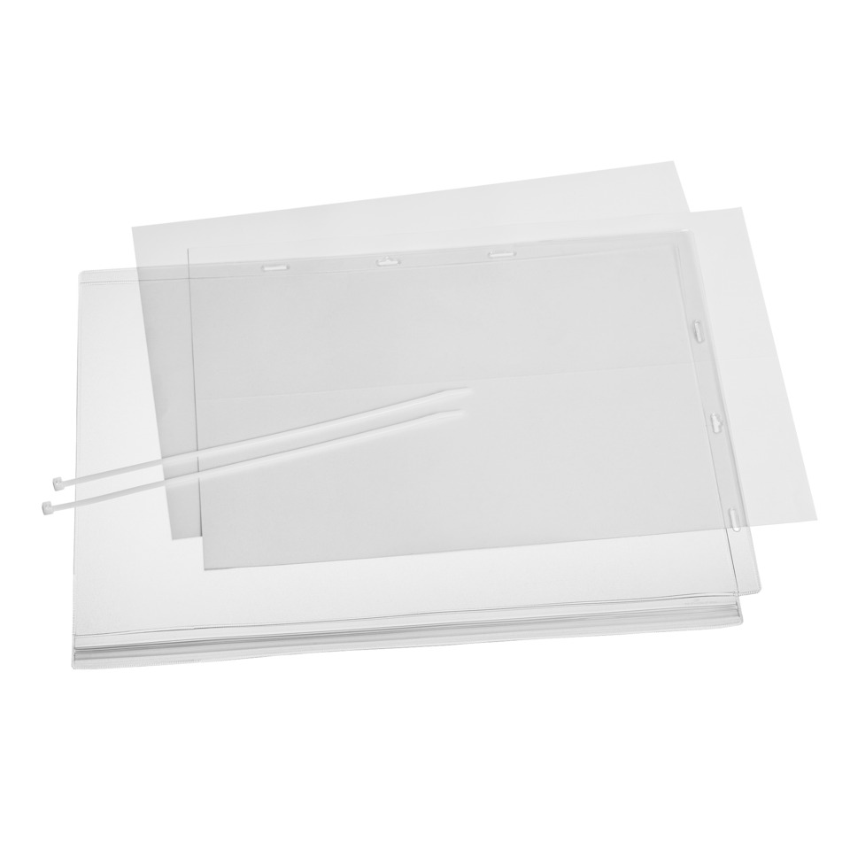 Dokumententasche, Klebeband, transparent, Pappumschlag, Halterung