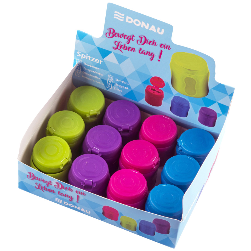 Dosenspitzer doppelt, 8/12 mm, im Display sortiert DONAU 7821009-99
