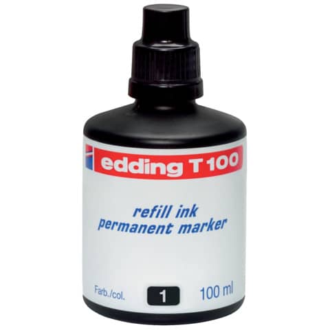 Nachfülltinte Permanentmarker, 100ml, schwarz EDDING 4-T100001