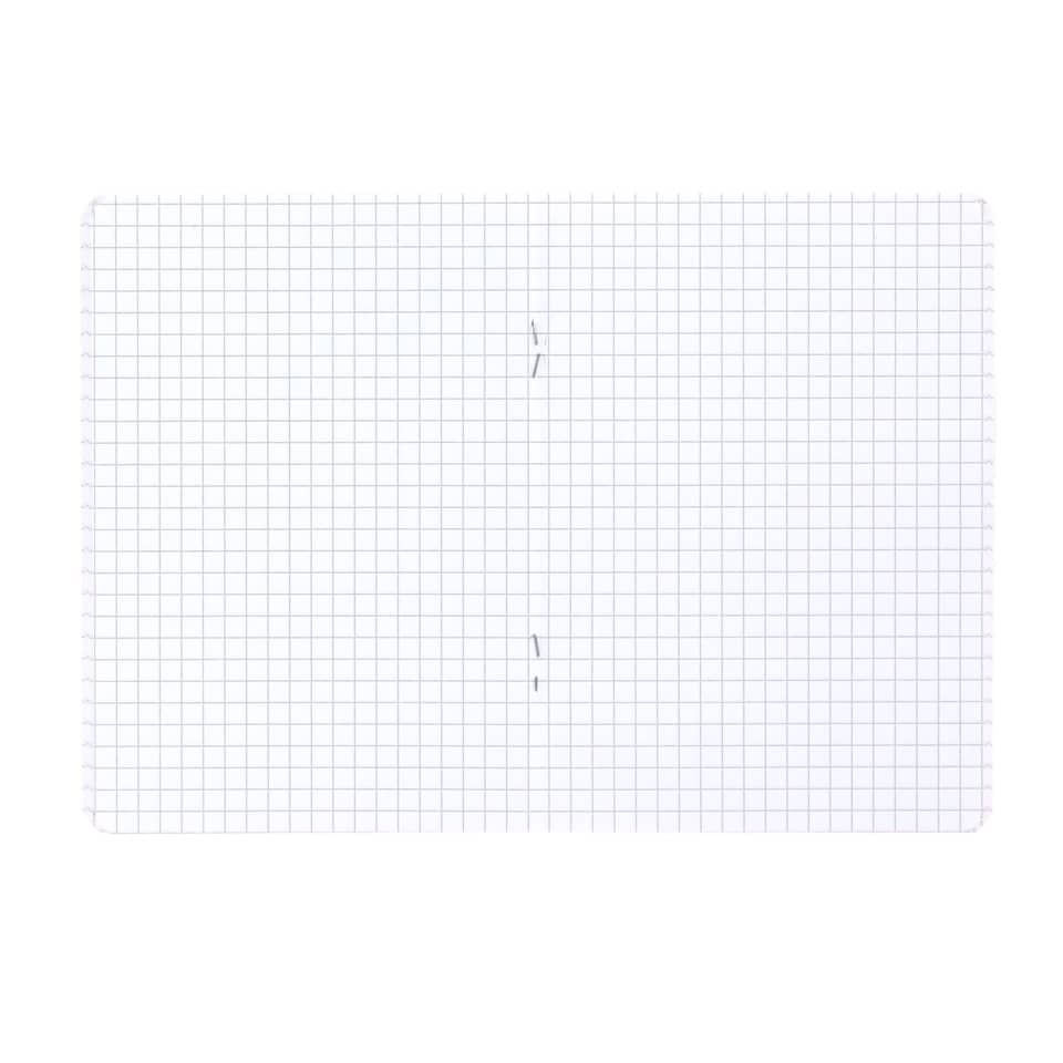 grid pattern, white card, notebook page, lined marks, minimal