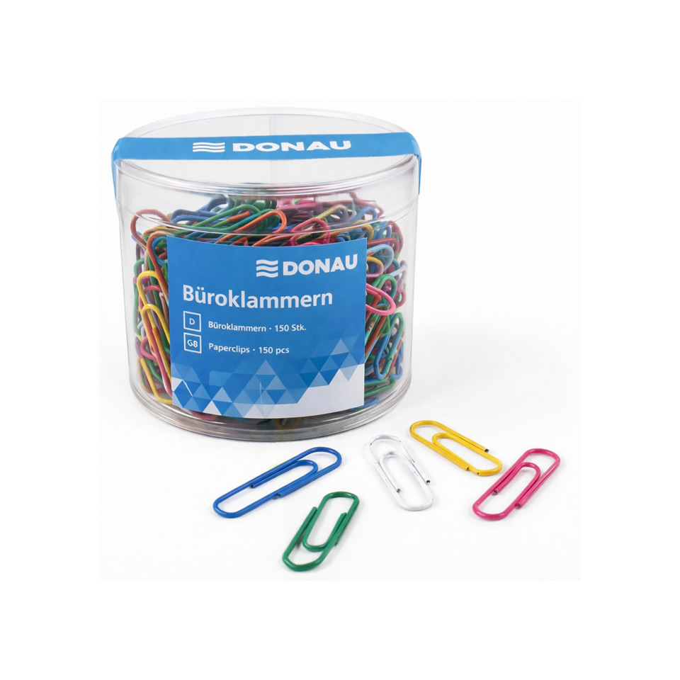 Büroklammern, Büroklammern, Papierclips, Klammern, Multicolor