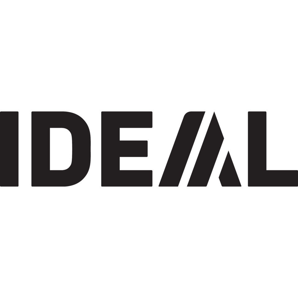 logo, Text, Marke, IDEAL, schwarz