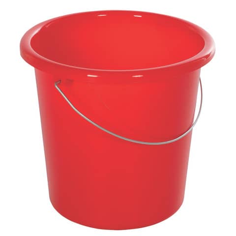 Eimer rund, 10l, Kunststoff, rot  243047611