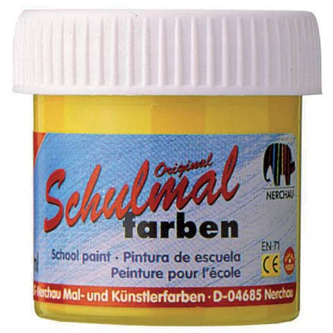 Schulmalfarbe, 18ml, gelb LACUFA K102008 Farbbehälter