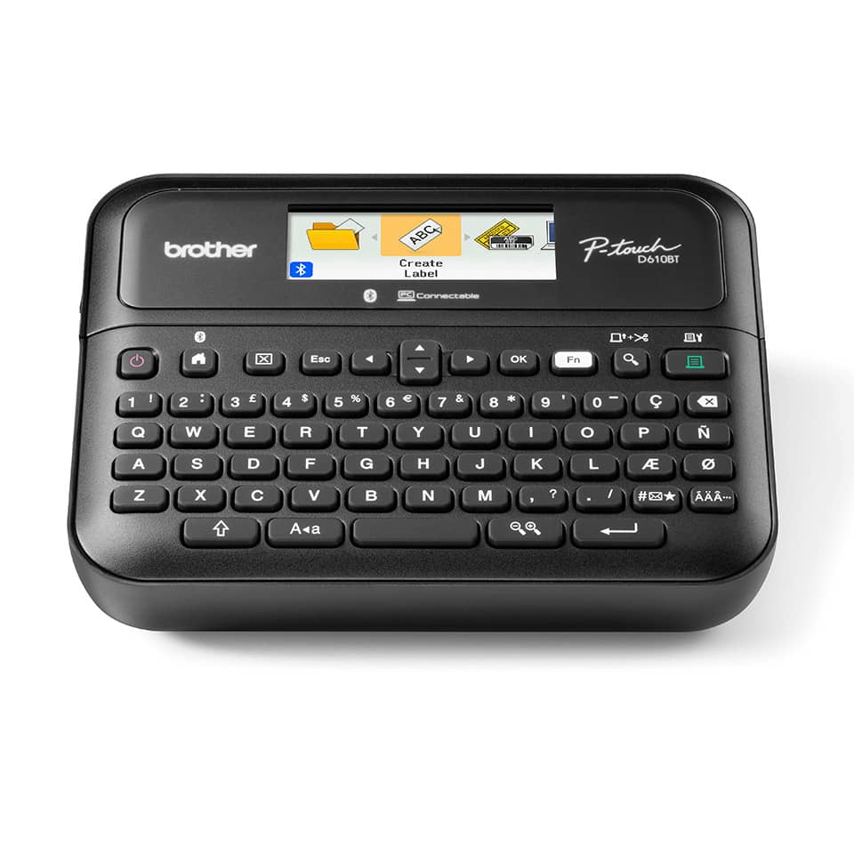 Tastatur, Kompakte Tastatur, Bluetooth, Label-Drucker, D610BT
