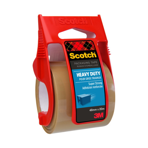 Verpackungsklebeband im Handabroller, braun, 50 mm x 20 m SCOTCH C5020D