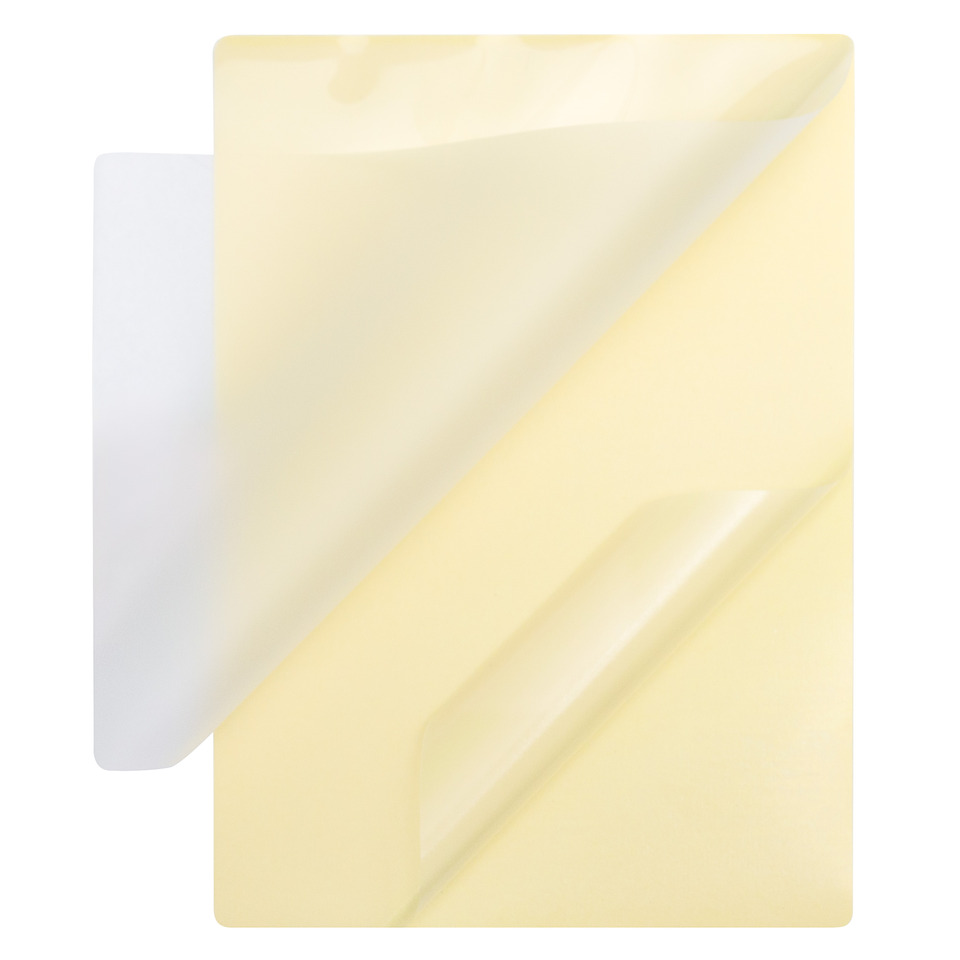 Verpackung, Umschlag, Blatt, transparent, gelb