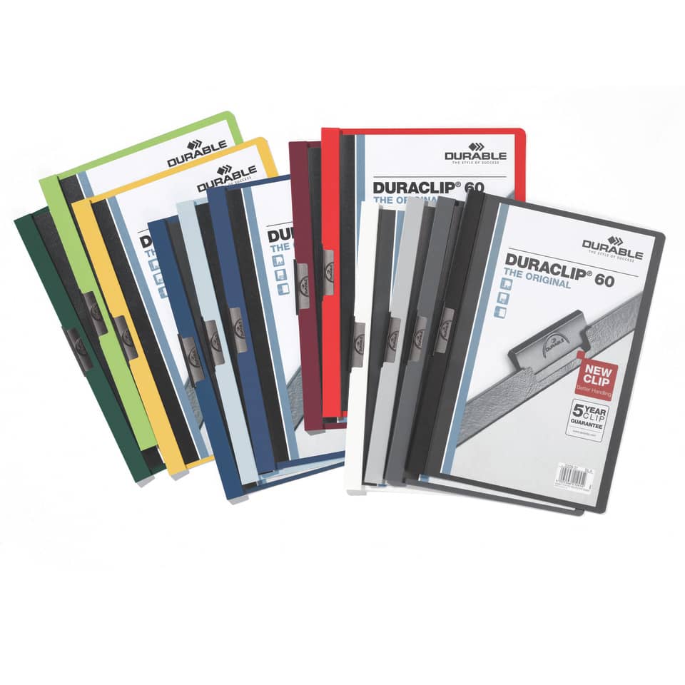 Ordnerhüllen, Durable Ordner, Kunststoffhülle, A4 Ordner, Clip-System