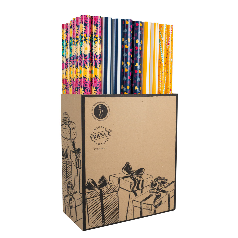 Papierschlupfsträufer?, Geschenkbox, Geschenkpapier, Rollenpapier, Pappebox