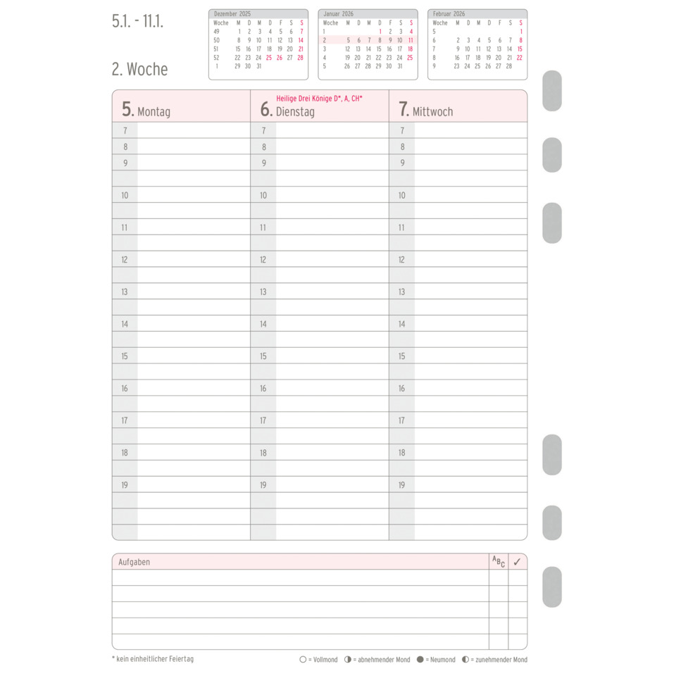 Seite, Text, Kalender, Seite, Text, Kalender