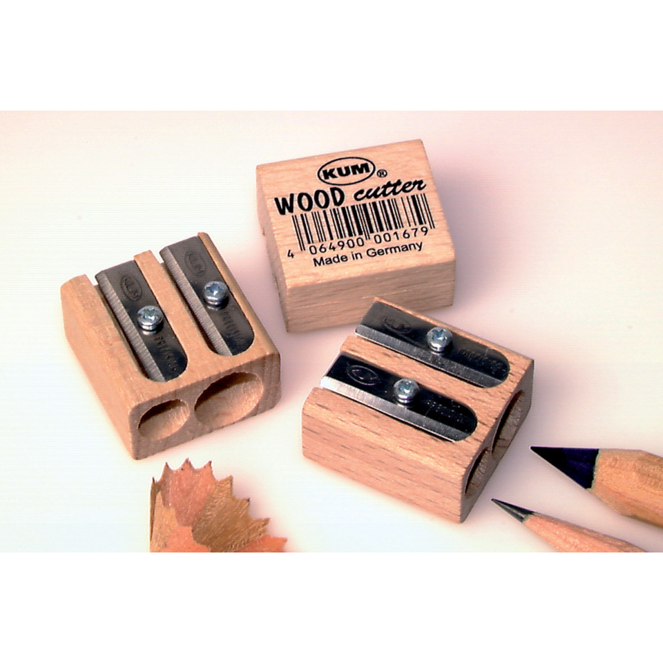 Holzschneider, Bleistiftspitzer, Holzspitzer, Dreifachspitzer, Bastelbedarf