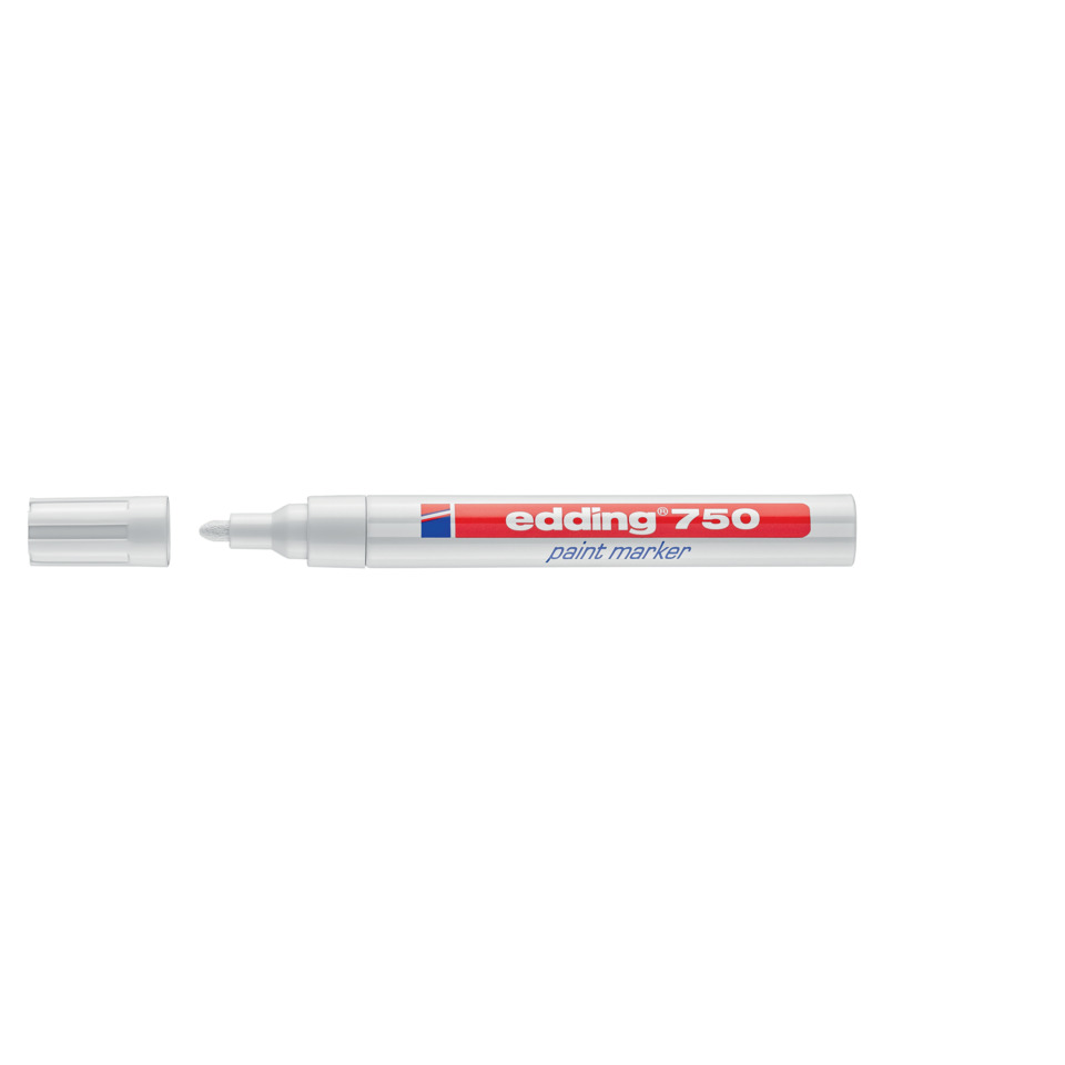 paint marker, white marker, edding 750, marker cap, white body