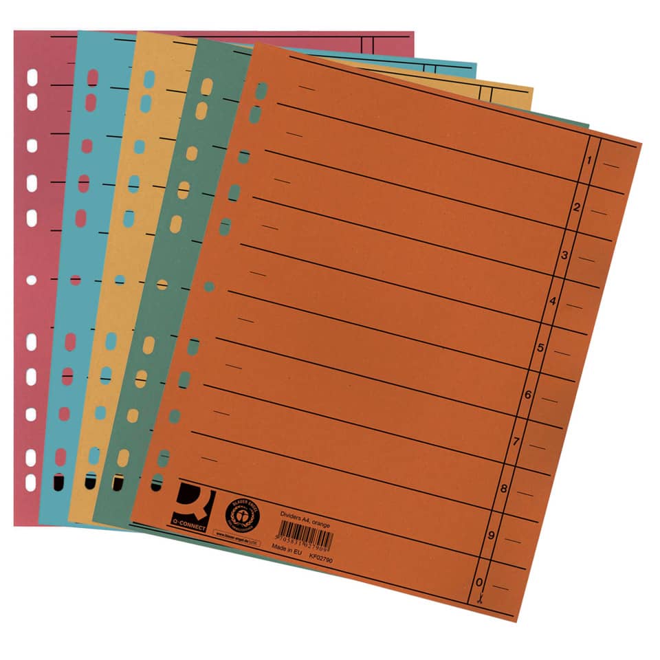 Ordnungsordner, Hefter, Registerblätter, Bunte Ordner, Locherfächer