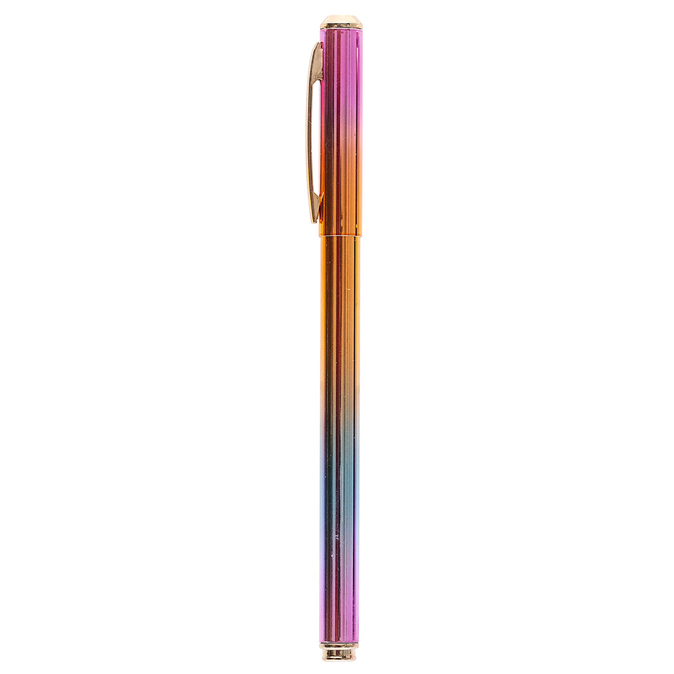 Kugelpen, Multicolor, Metall, Clip, Farbverlauf