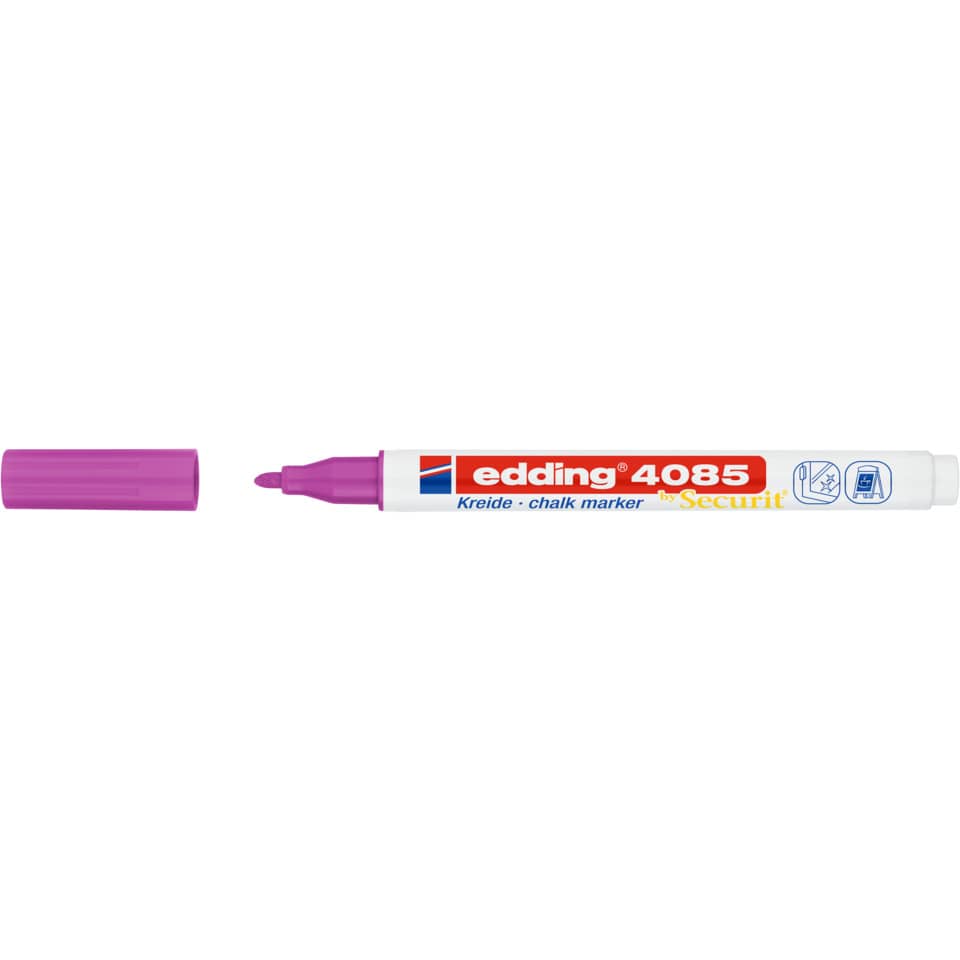 Marker, Chalk marker, Purple, Edding 4085, Feiner Tipp