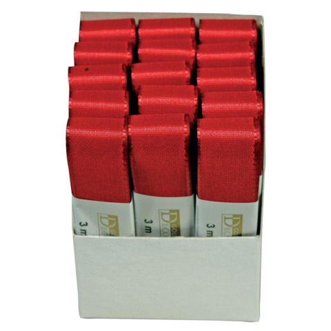 Taftband, 25mmx3m, weinrot GOLDINA 1445025261503