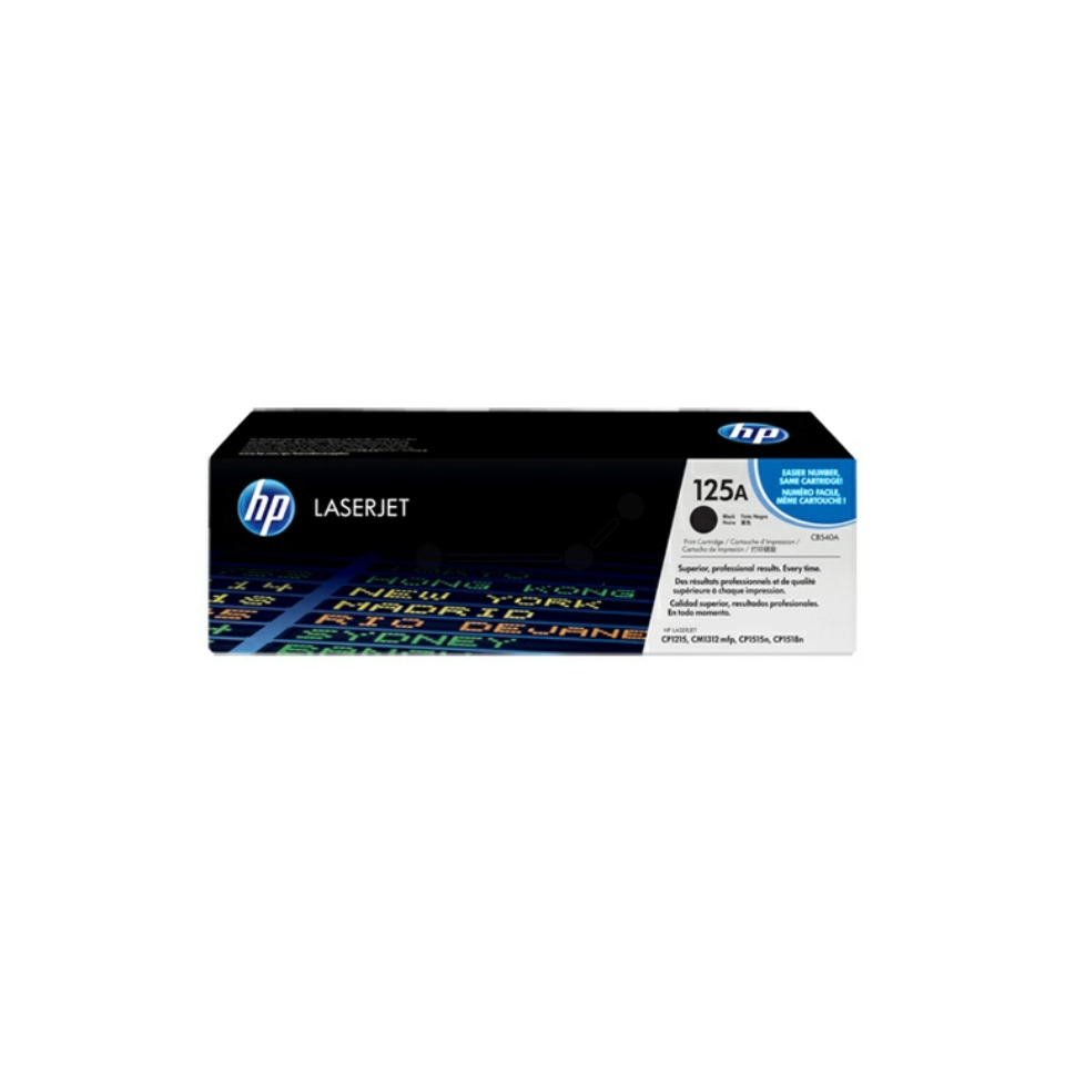 Lasertoner Nr. 125A, 2.200 Seiten, schwarz HP CB540A