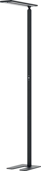 LED-Standleuchte LARIMAR, schwarz, neutralweiß, Energieeffizienzklasse E, Lebensdauer Leuchtmittel 50.000 Stunden, dimmbar, Höhe 200 cm, Bewegungssensor