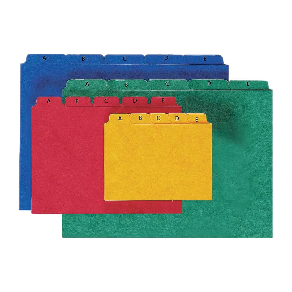 Ordner, Ordner-Set, Colorful folders, Hochformat-Ordner, A5/A4 Größenverzeichnis