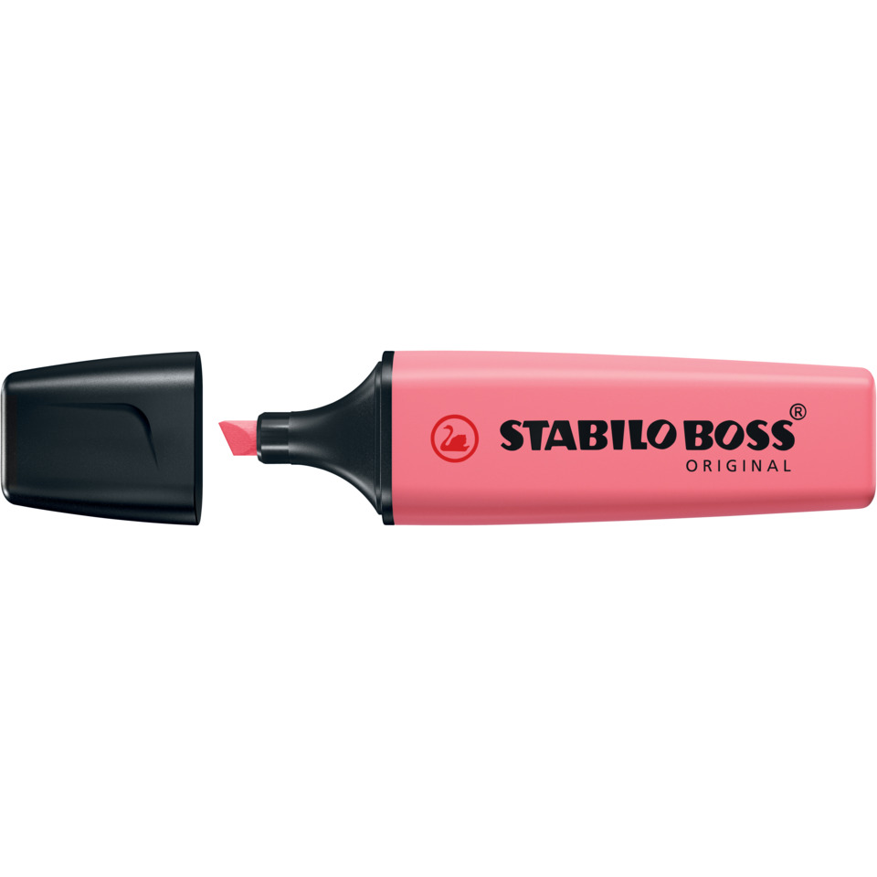 Highlighter, Lipstick, Pink, Marker, Stabilo Boss, Highlighter, Lip balm, Stabilo Boss, Marker, Pink color