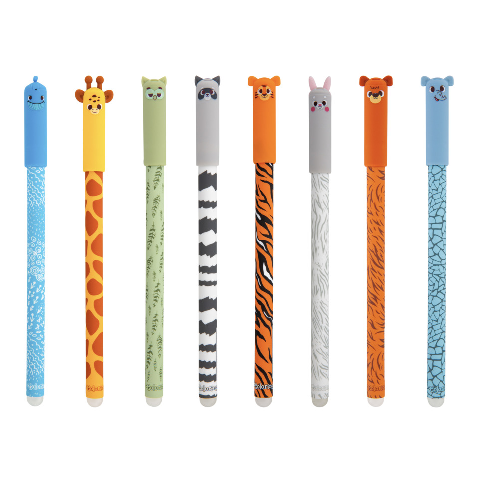 Bleistift, Tier-Design, Tiermuster, Schreibwaren, Stift mit Tierkopf