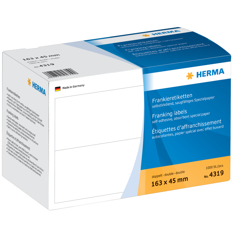 Etiketten, Frankieretiketten, Self-adhesive labels, A4-Größe?, Aufkleber