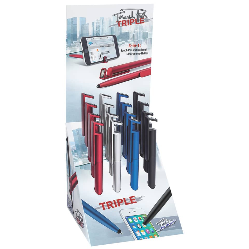 Kugelschreiber Touchpen Triple 3in1 WEDO 26151299