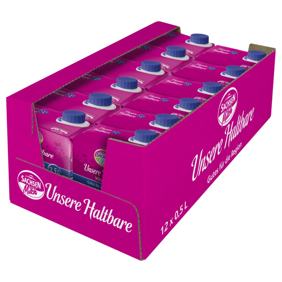 Milchpack, Flaschen, Kartonpackung, Pfandflasche, Haltbaremilch