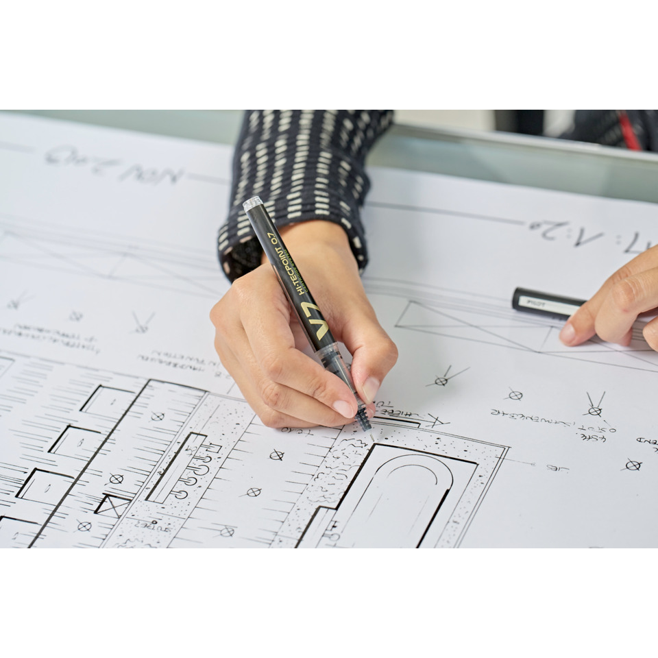 Architekturplan, Konstruktionszeichnung, Technisches Skizzenpapier, Rissezeichnung, Bleistiftzeichnung