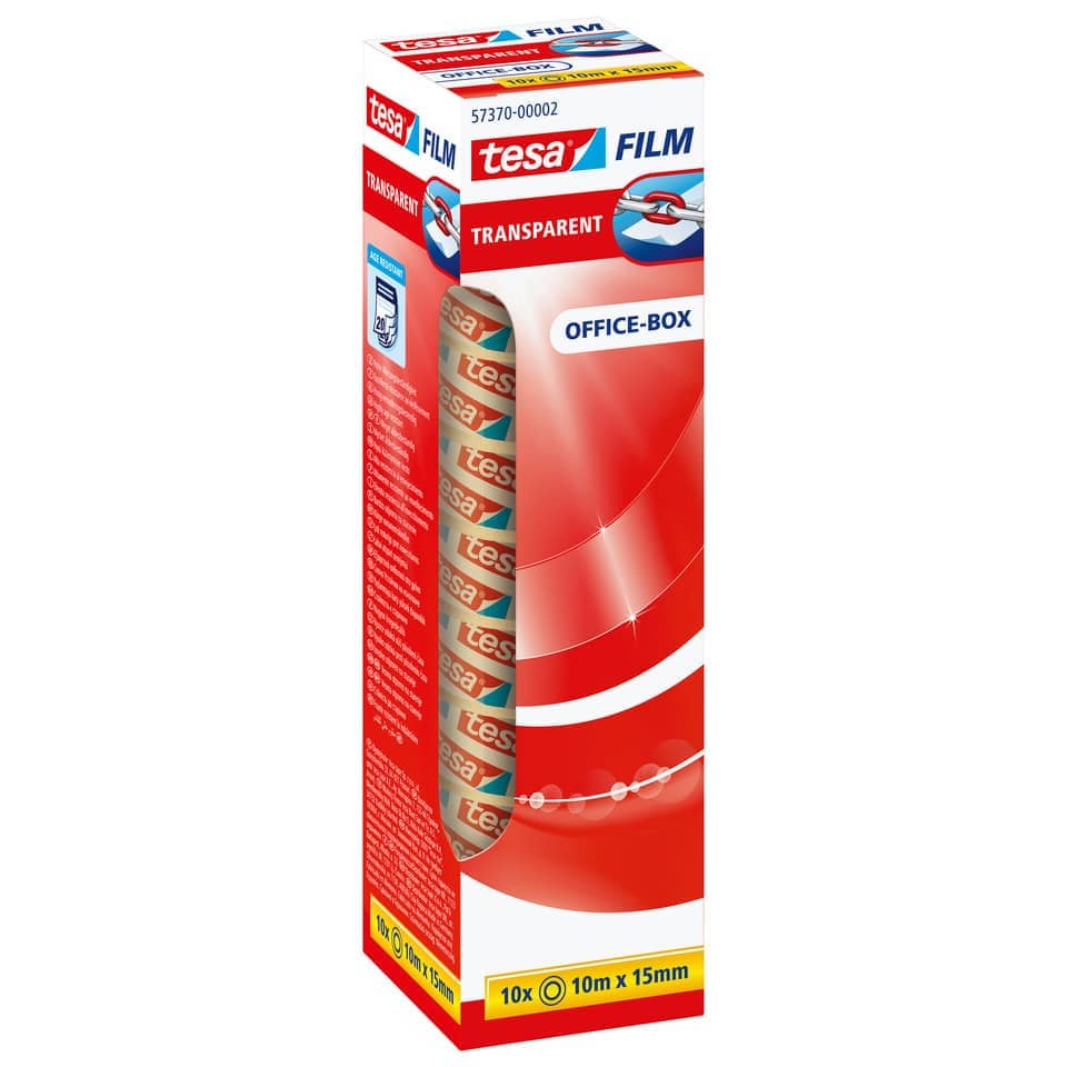 office film, transparent tape, Tape roll, Klebeband, 10 m x 15 mm