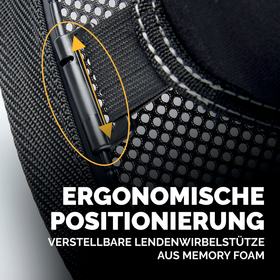ergonomisch, verstellbar, Memory-Schaum, Netz, Rucksackriemen