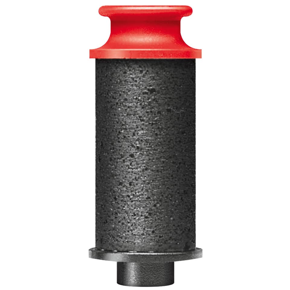 Schwarz, Gummirolle, Rotgriff, Material: Gummi, Wartungsarm