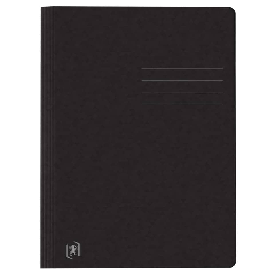 Notizbuch, Schwarz, Klemmleiste, Lineatur, Glatte Oberfläche