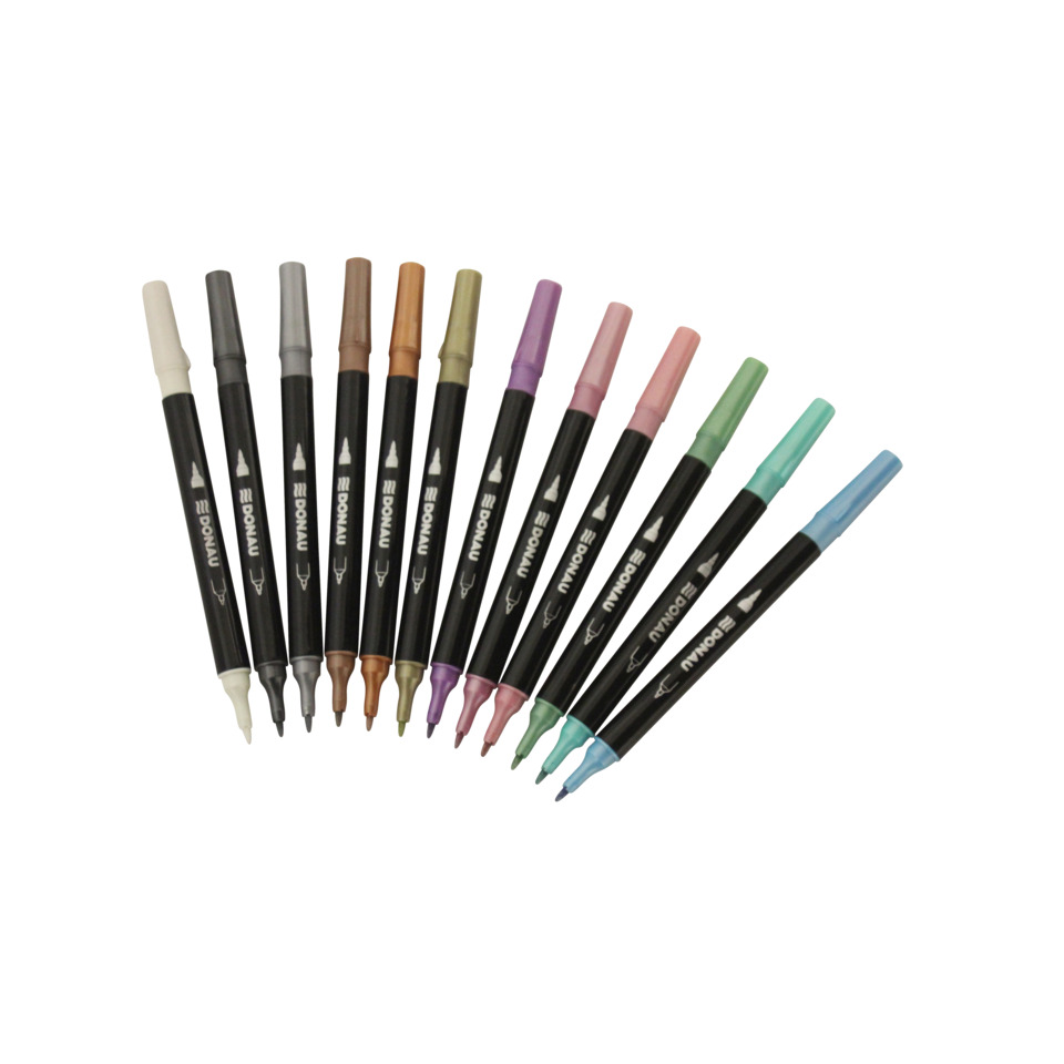 Markerstift-Set, Alcoholbasierte Marker, Feine Spitze, Sortierte Farben, Kunstbedarf