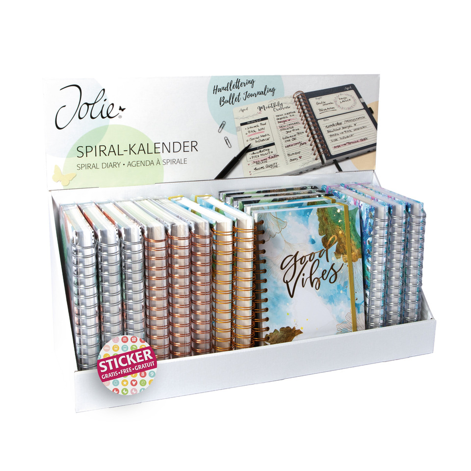 Warenpaket Spiralbuchkalender Inspire 2026, A5, sortiert SIGEL SF556