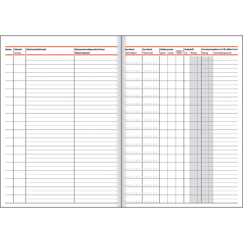 logbuch, seite, tabelle, gitter, linien