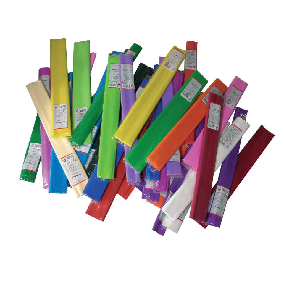 Krepppapier, 50 x 250cm, weiß WEROLA 12061-100