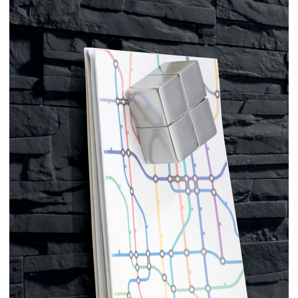 Rubik's cube, Metallisch, Würfel, Montagekunst, Kunstobjekt