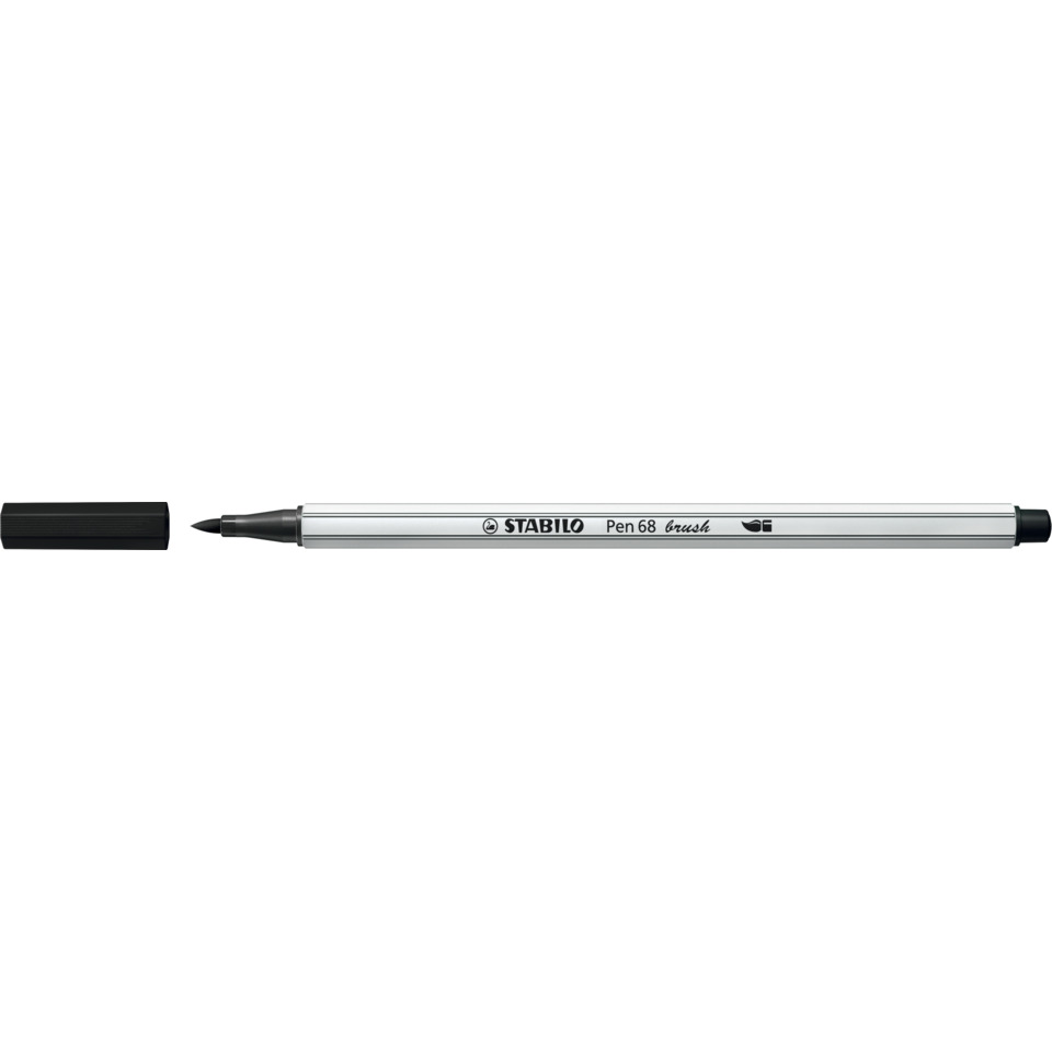 Stabilo, Stift, Pinsel, Marker, Metall, Hervorhebungstift, Marker, Brush, Pen 68, Stabilo