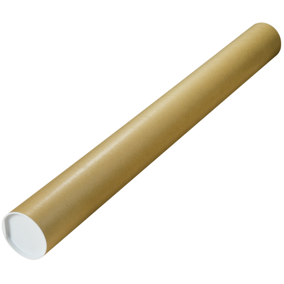Kartonrolle, Papproll, Wickelrolle, Neutralbraun, Druckerrolle