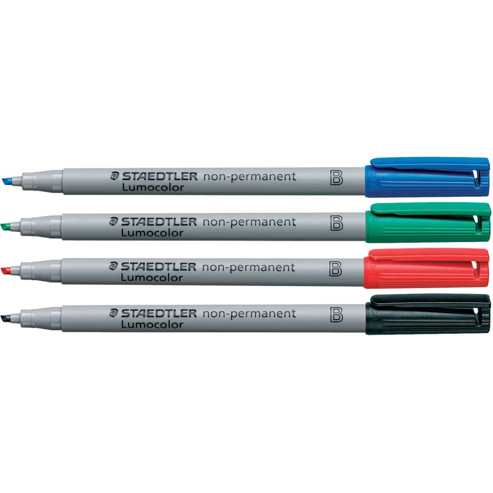 Markerstifte, Luminolor, Staedtler, B, Farbmarker, nicht permanent, Kunstbedarf