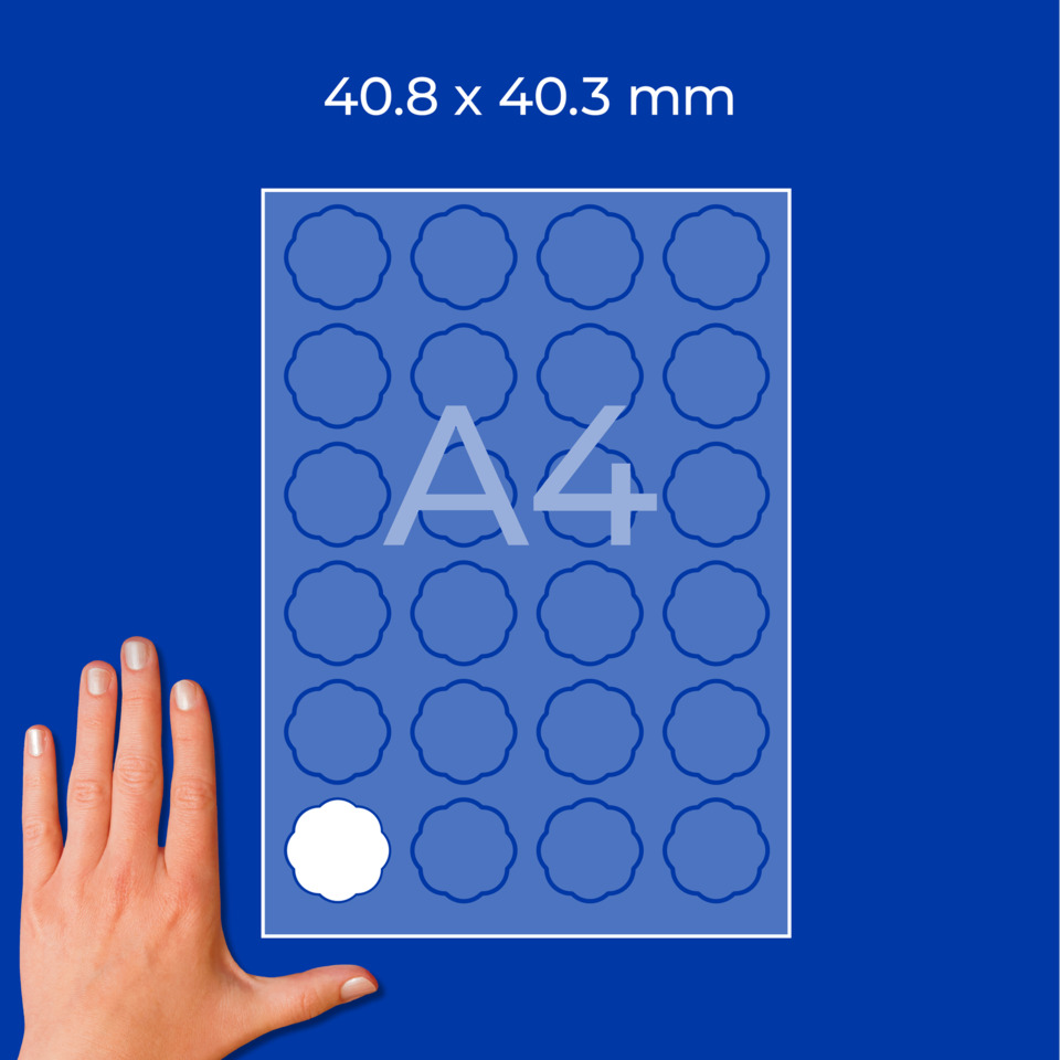 adhesive patch, sheet, Kalenderblatt, Punkte, A4