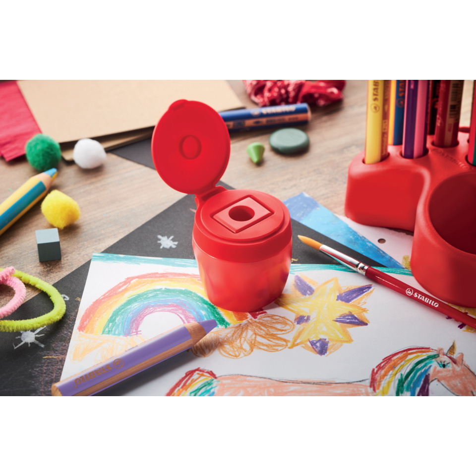 Kinderkreativset, Malmstiftbehälter, Farbstifte, Buntstifte, Kunstwerkzeuge