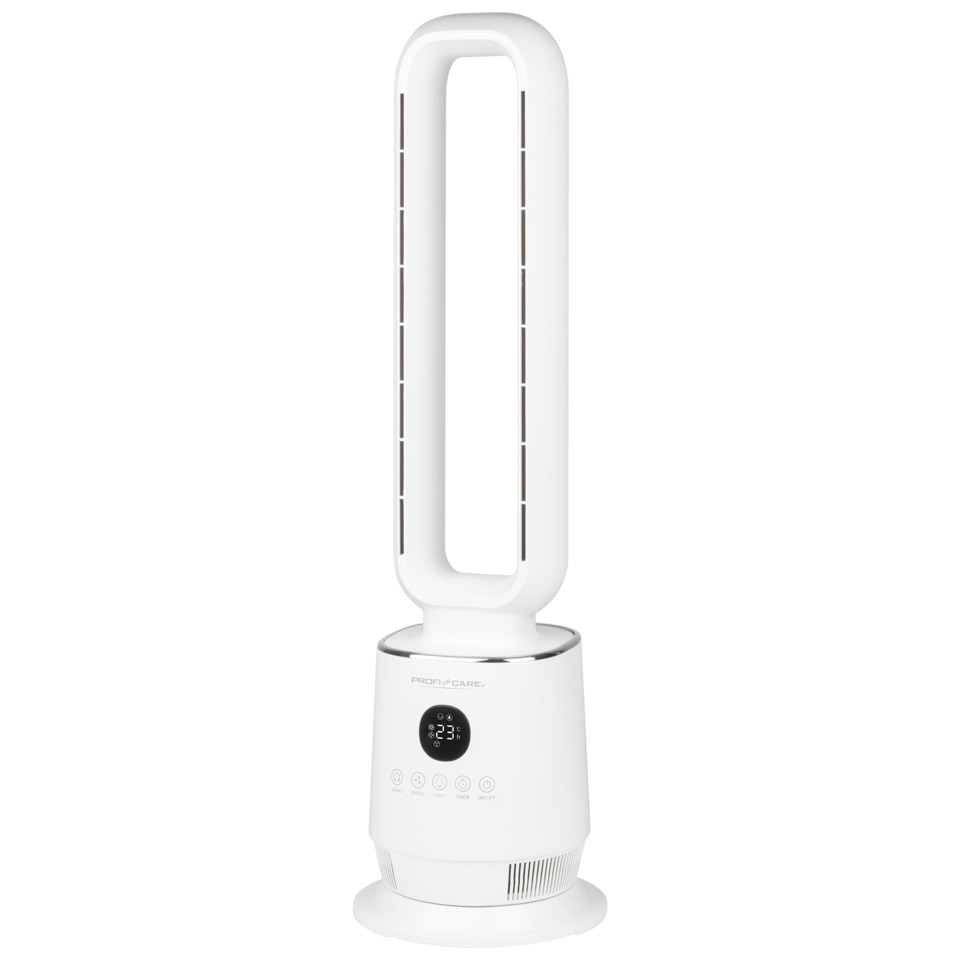 heizeventilator, duo-turbolenze, digitalanzeige, weiß, staubfrei