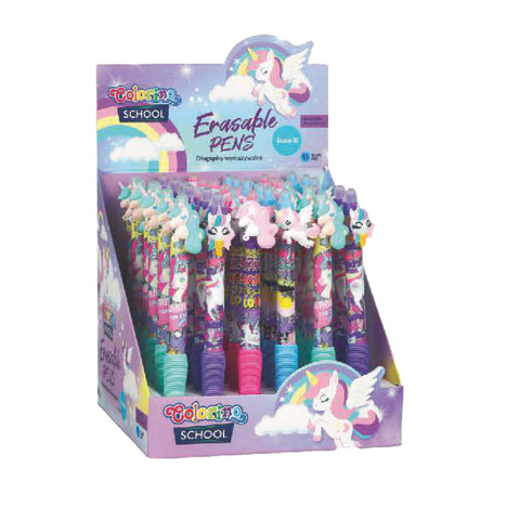 Gelschreiber Rainbow Unicorns sortiert COLORINO 80457PTR radierbar